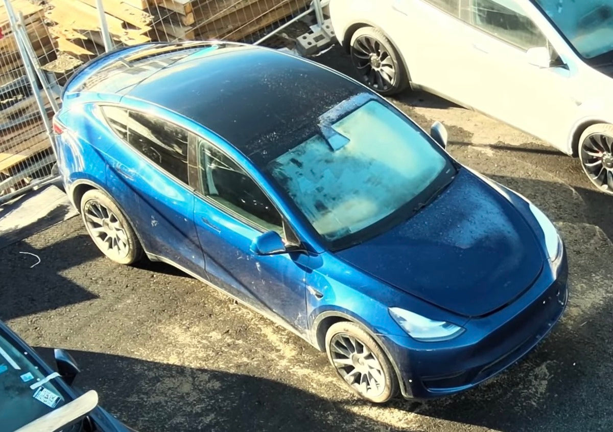 Tesla Giga Berlin Prepares to Start Production of Model Y in Deep Blue