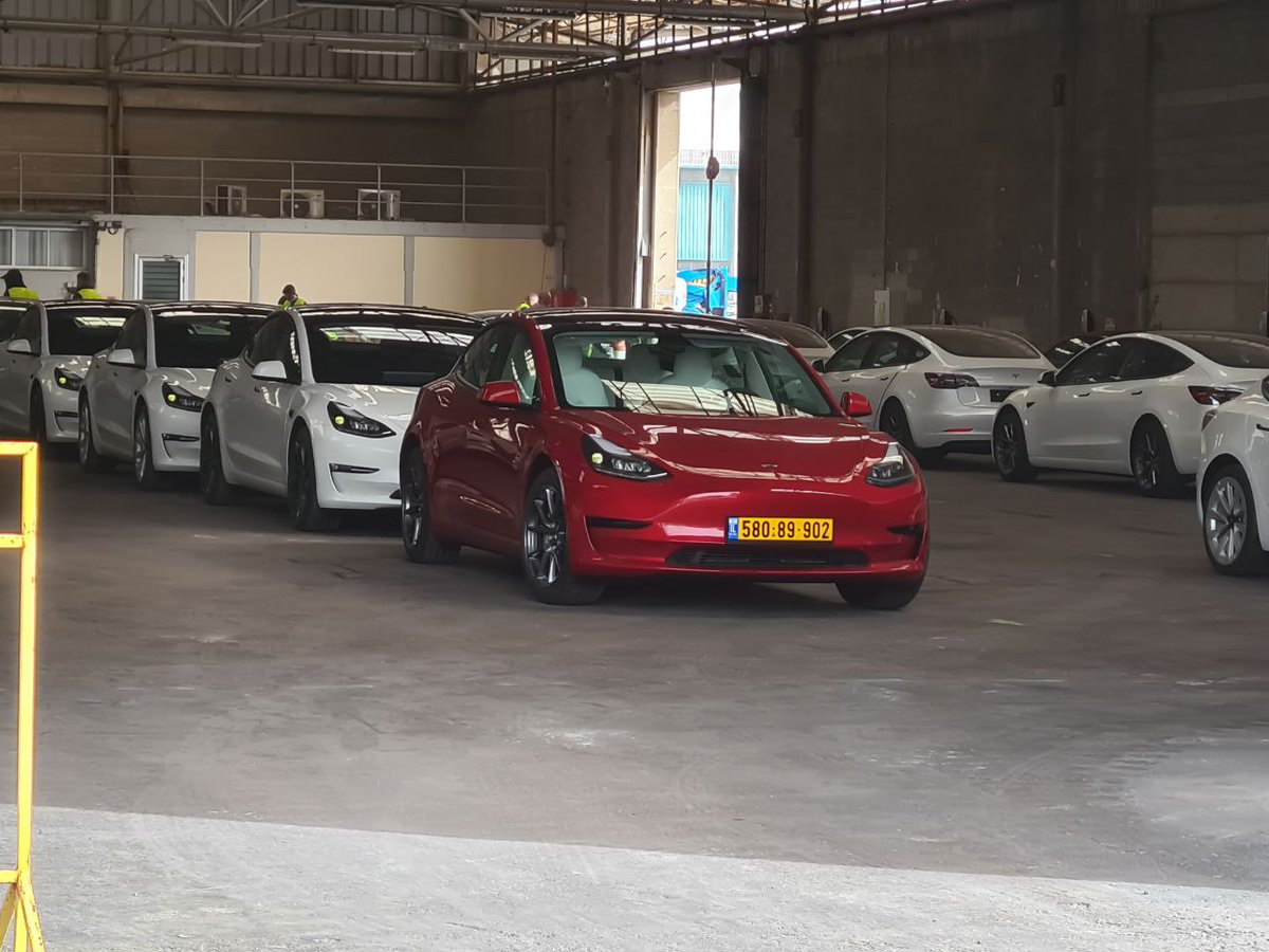 Tesla Will Deliver Model 3s to Israel One Month Early, Exported from Giga Shanghai