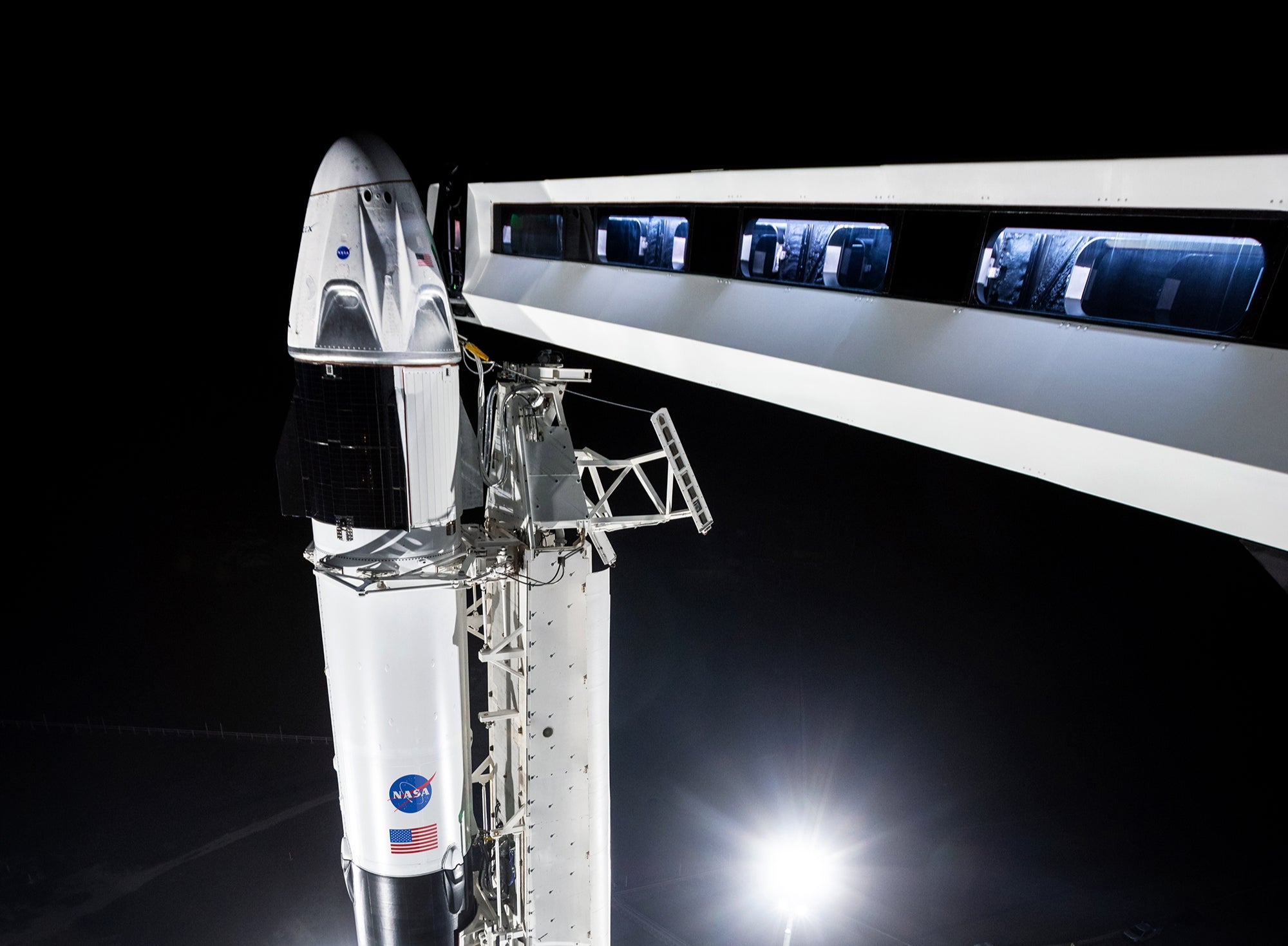 NASA Administrator is 'fairly confident' SpaceX's Crew Dragon will launch astronauts next month