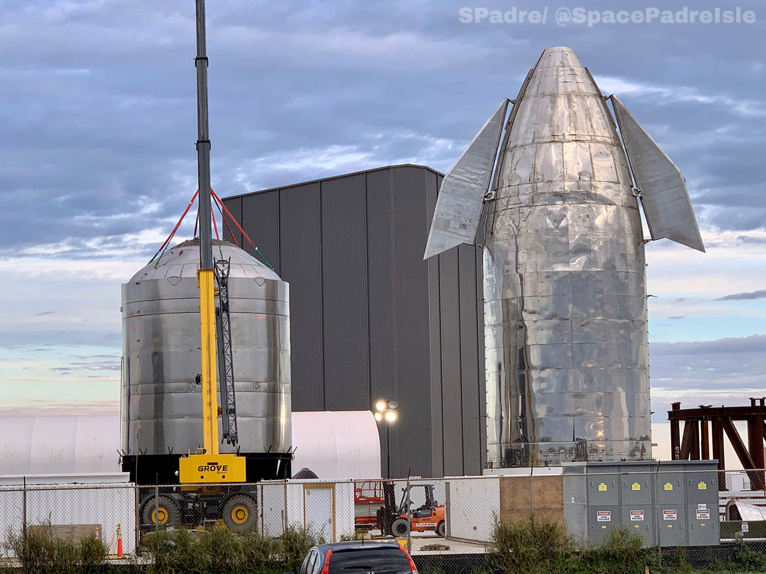 SpaceX teams started stacking Starship SN1's stainless-steel barrel and bulkhead section [VIDEO]