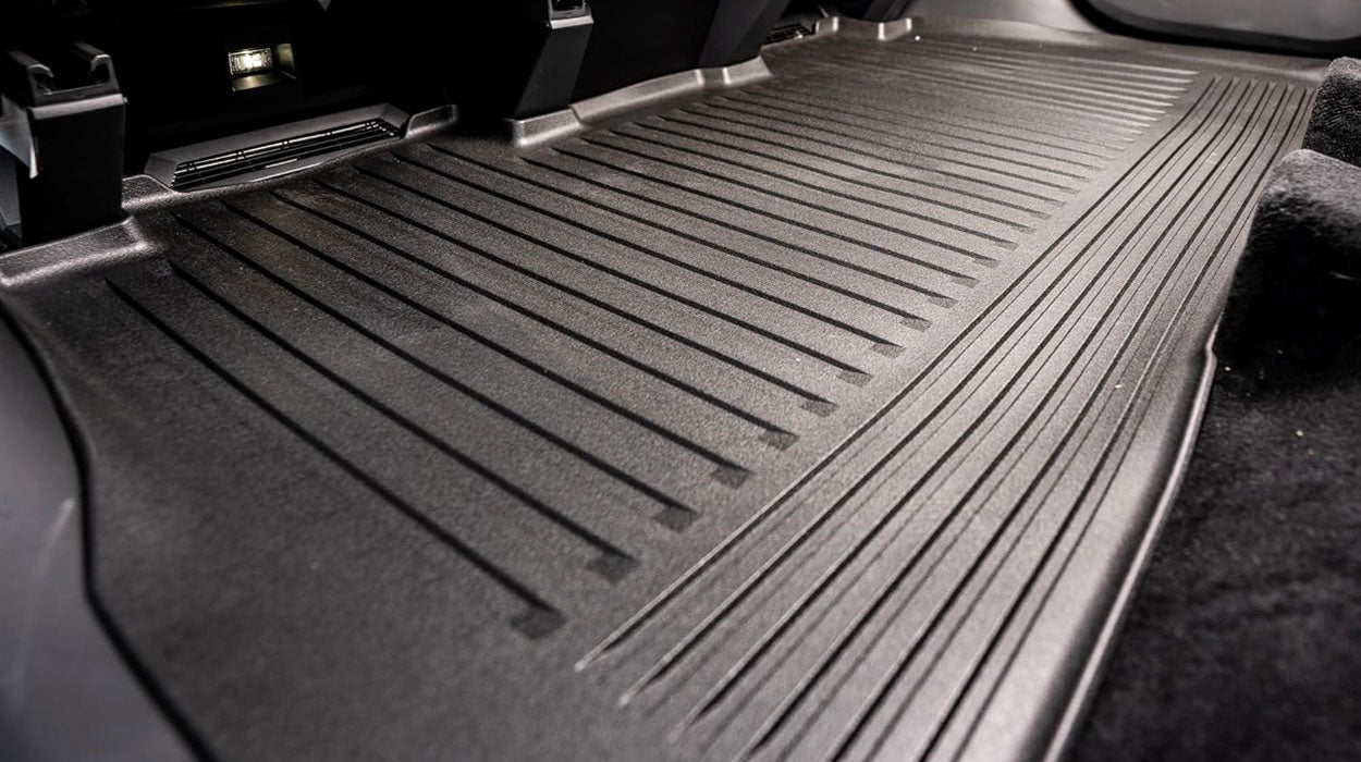 Tesla Cybertruck Floor Mats Liners - Version 1 - Rear Seat
