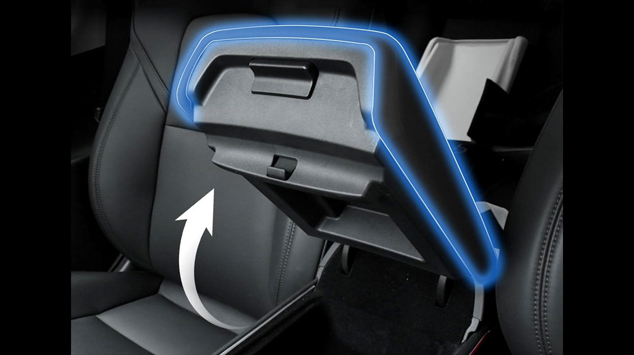 2024-2025 Tesla Model Y Juniper / Model 3 Highland Armrest Cover - 4