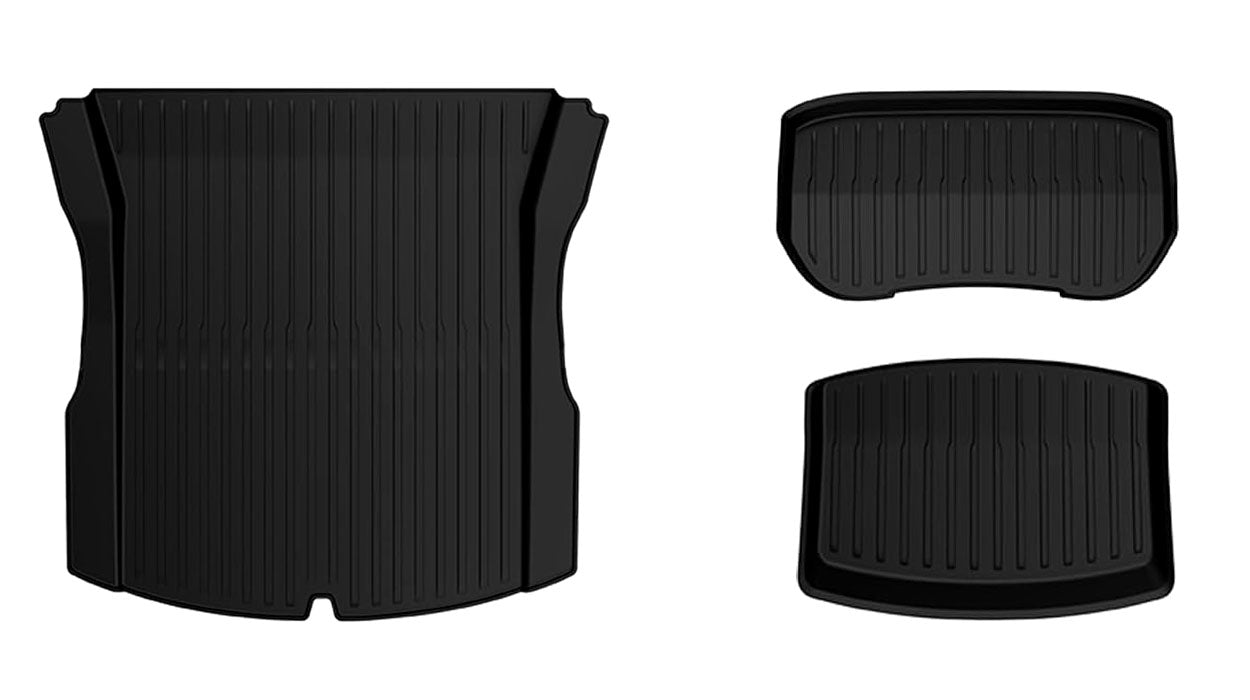 2024-2025 Tesla Model 3 Rear Trunk & Trunk Well & Front Trunk Mats Set