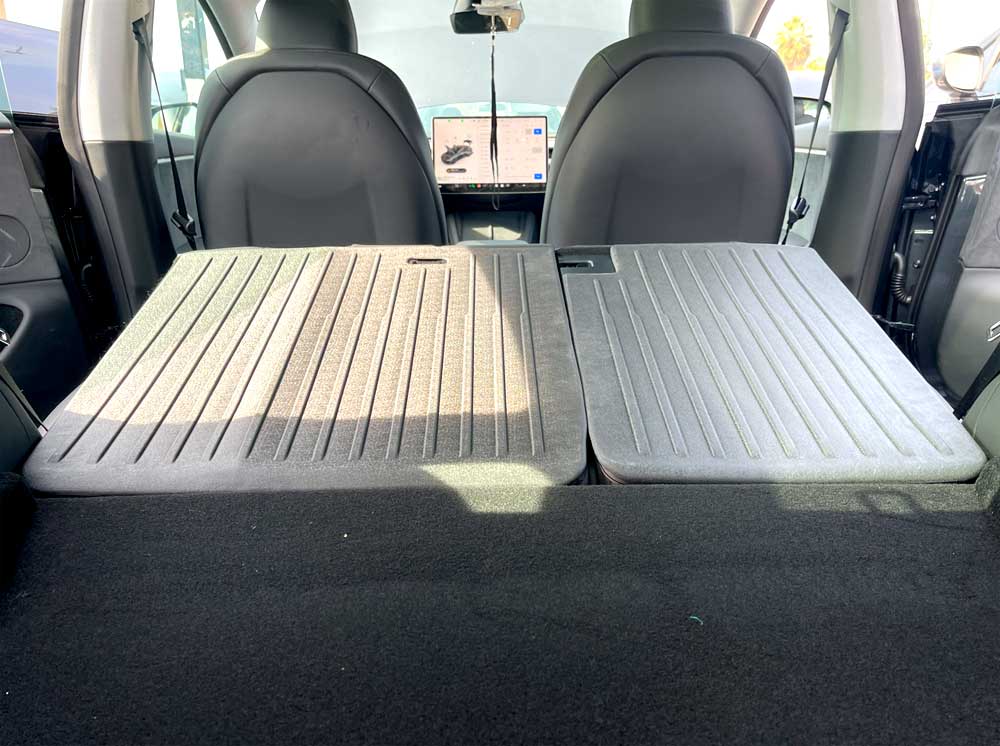 2024 Tesla Model 3 Highland Second Row Seats Back Cover Mats - 2