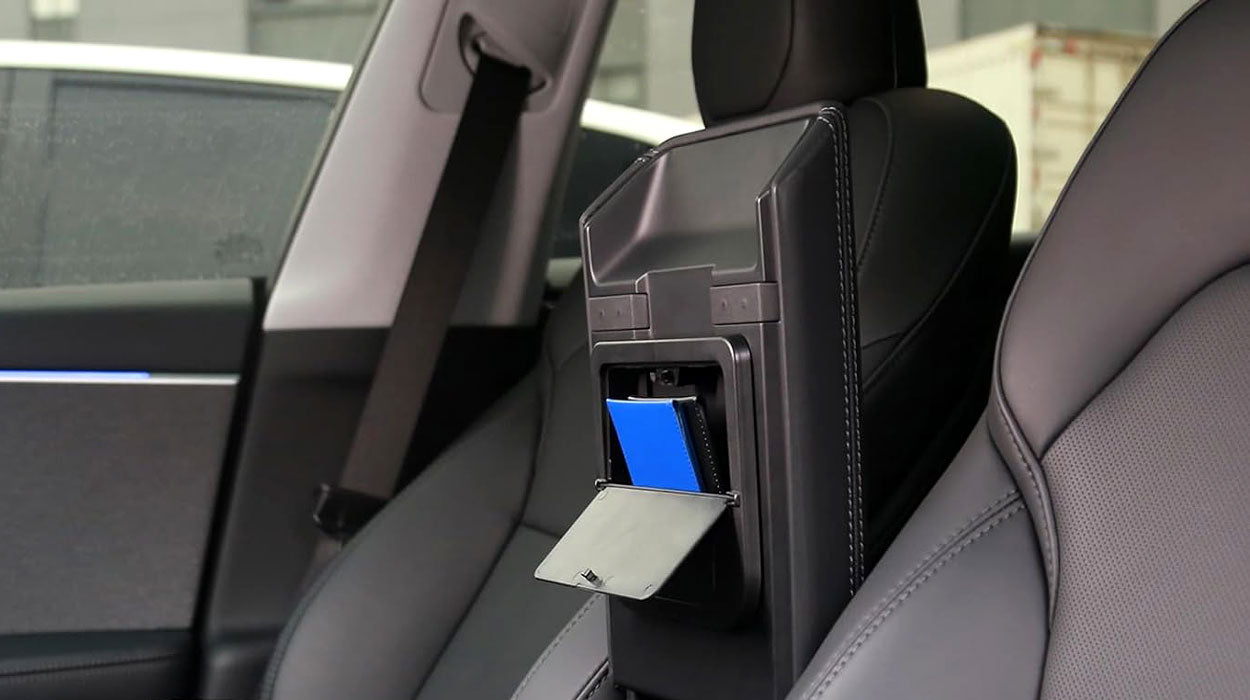 2024-2025 Tesla Model 3 Highland Hidden Armrest Storage Box - 2