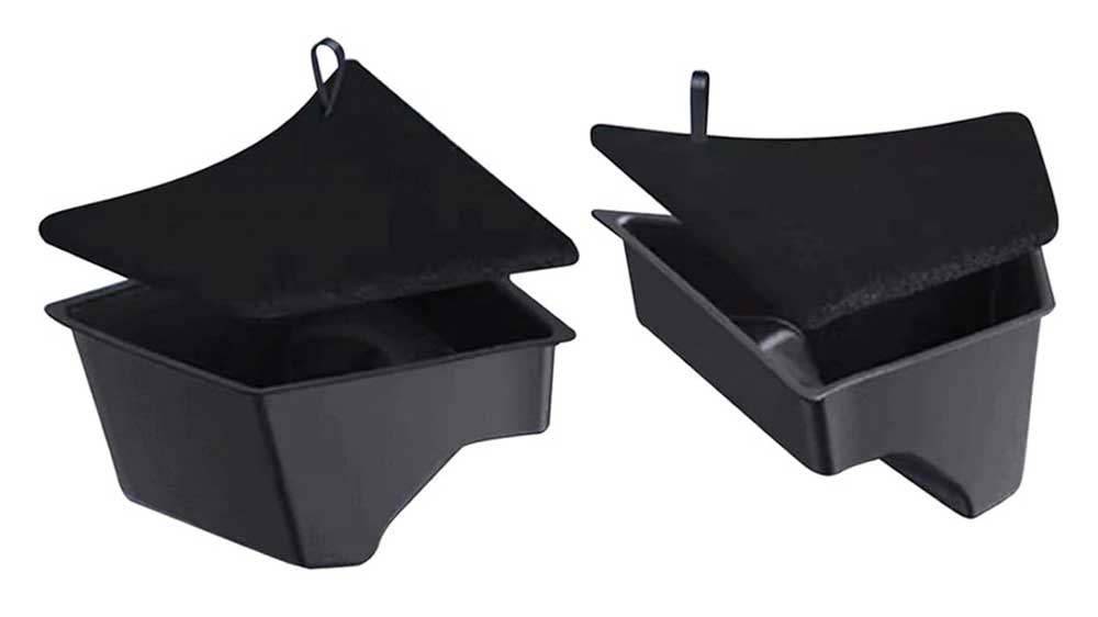 2024-2025 Tesla Model 3 Highland Trunk Side Storage Bins - Carpet Lid - 2