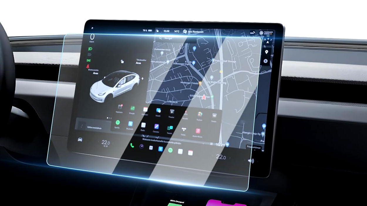 2024-2025 Tesla Model Y Juniper / Model 3 Highland Screen Protector - Front - Clear