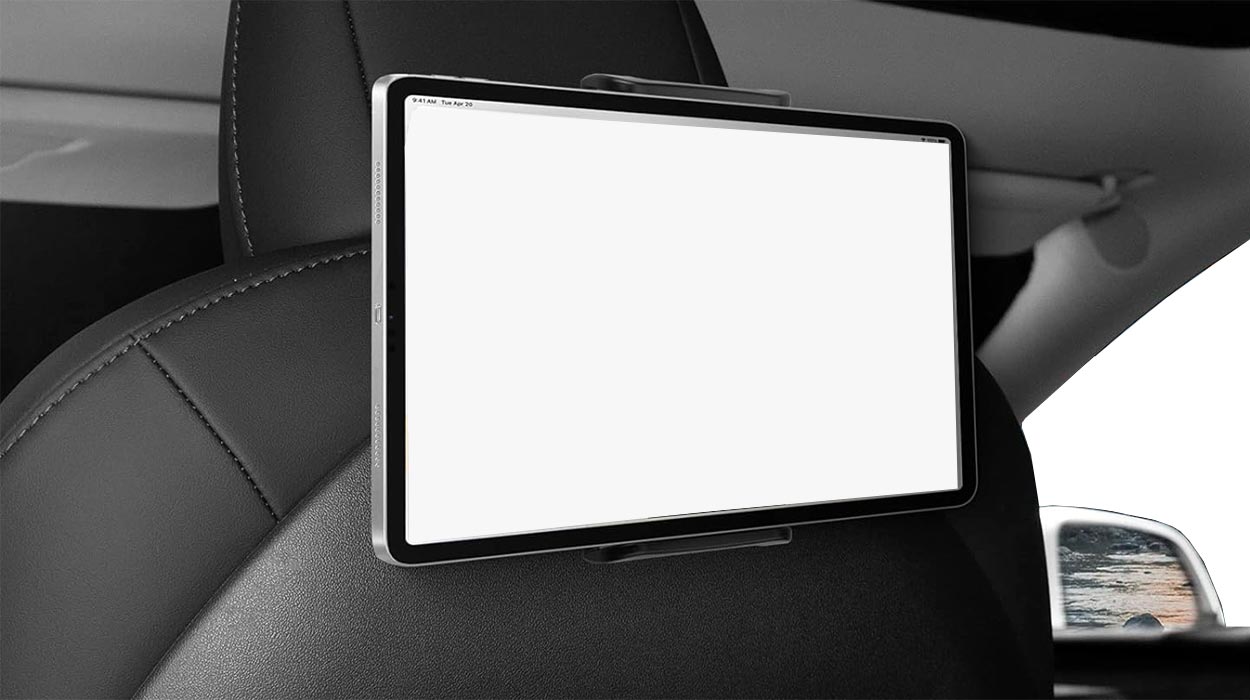 2024 Tesla Model 3 Highland Headrest Tablet Mount - 2