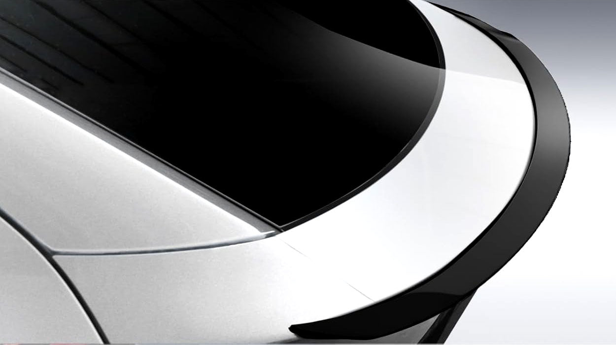 2025-2026 Tesla Model Y Juniper Rear Trunk Spoiler - Gloss Black - 2