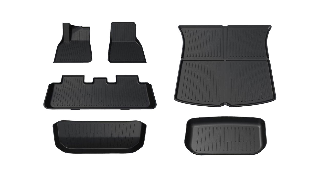 2025-2026 Tesla Model Y Juniper Floor Mats Full Set