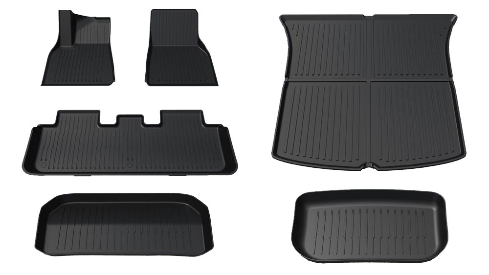 2020-2025 Tesla Model Y Floor Mats Full Set (5 Seater) - Version SLP