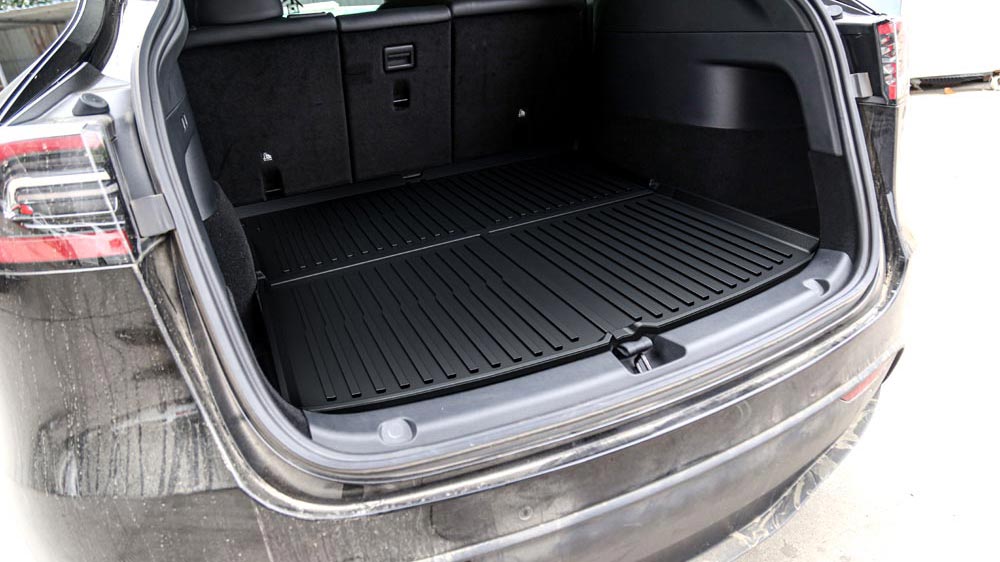 Tesla Model Y Rear Trunk Mat - installed -2
