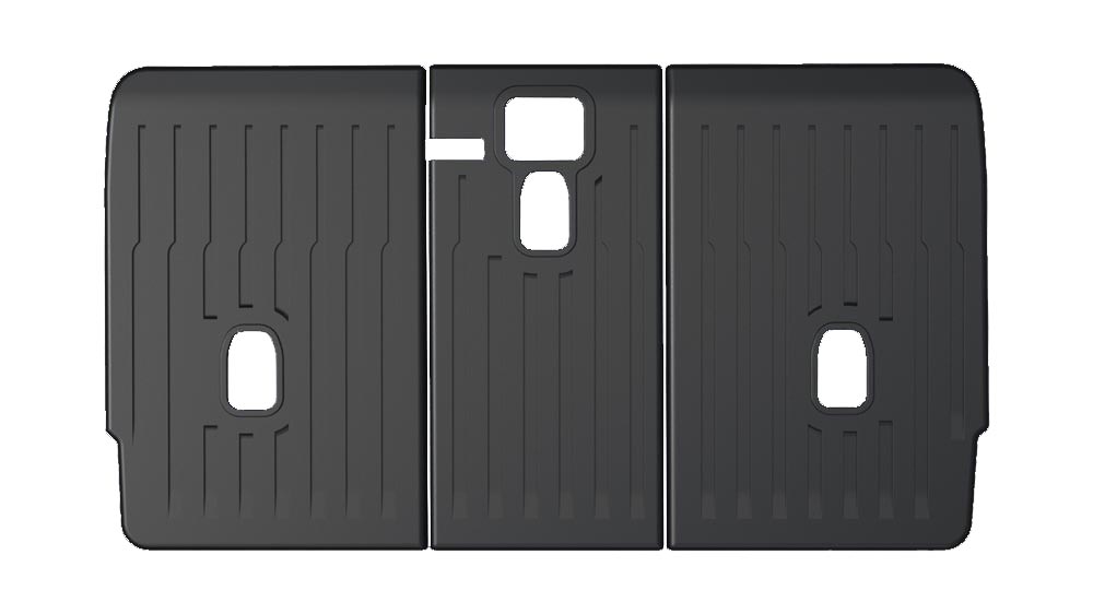 Tesla Model Y Second Row Seats Back Cover Mats (5 or 7 Seater) - 3 Pieces - Version 2