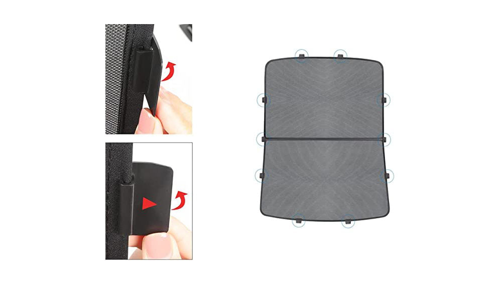 Tesla Model Y Glass Roof Sunshade Instruction - 2 Piece - 2