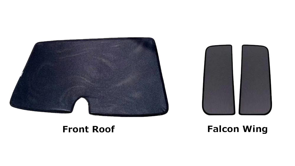 2022-2026 Tesla Model X Sunshades - Version 2