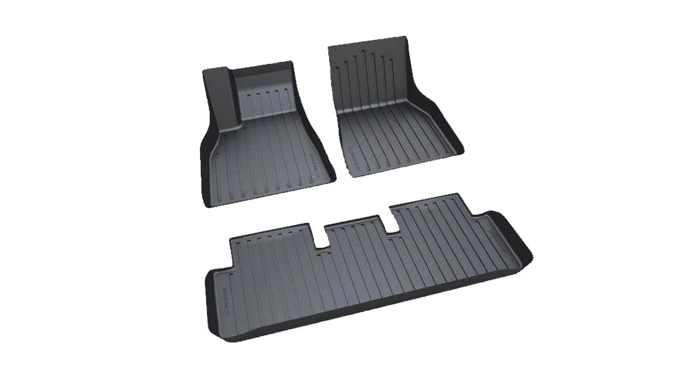 2021-2025 Tesla Model S Floor Mats Interior Liners (Plaid and Long Range)