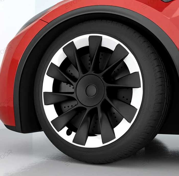 Tesla Model Y Wheel Protectors (20 in) - Installed