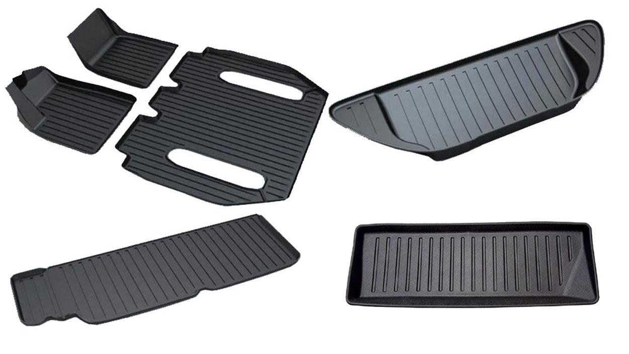 2025-2026 Tesla Model X Floor Mats (6 Seater) Full Set