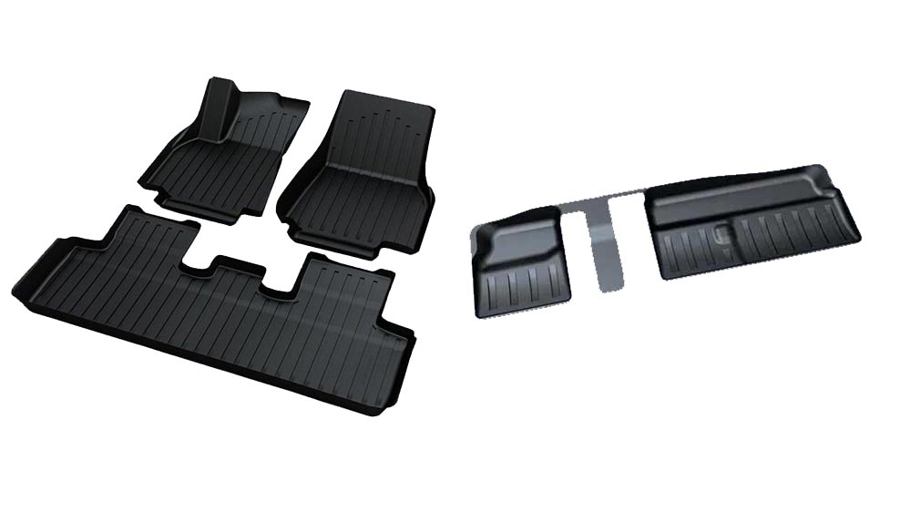 2021-2025 Tesla Model Y Floor Mats & Third Row Floor Mat (7 Seater)