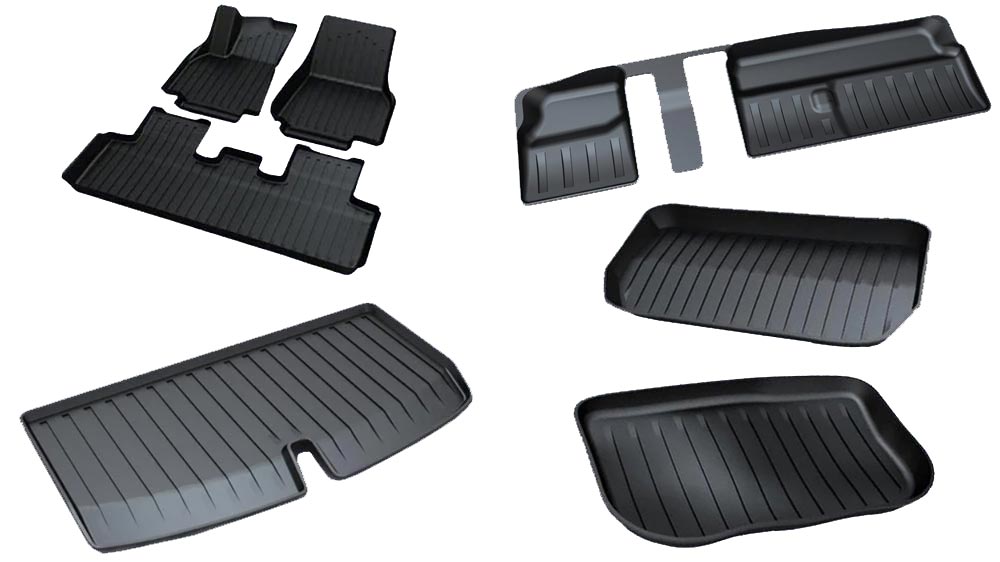 2022-2024 Tesla Model Y Floor Mats Full Set (7 Seater)