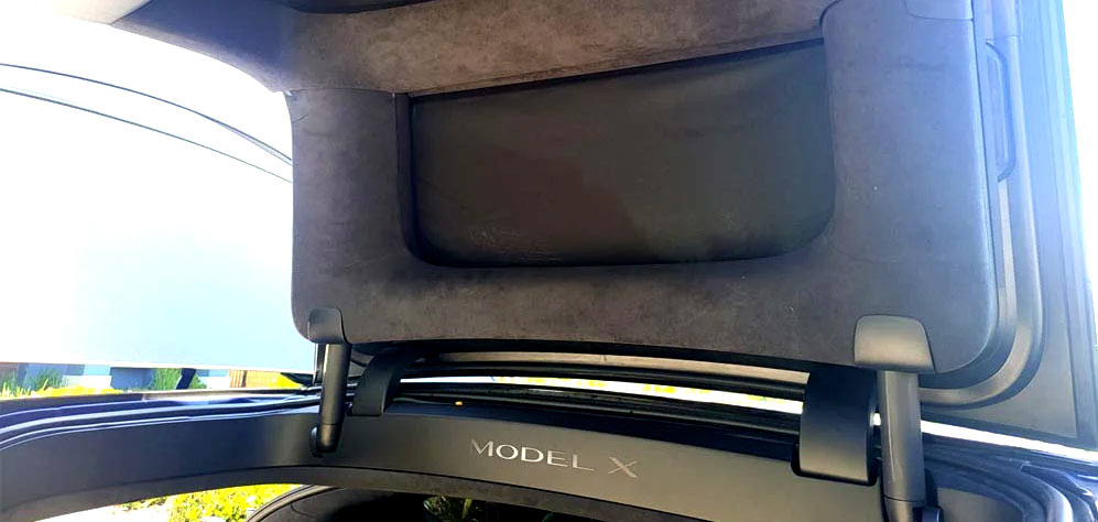 2022-2026 Tesla Model X Sunshades - Rear Roof