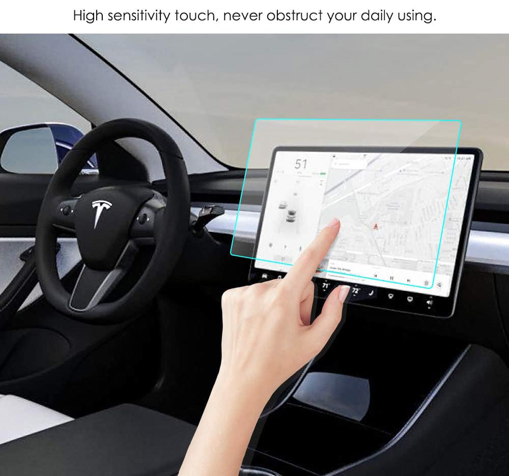 Screen Protector for Tesla Model Y & Model 3 - 3