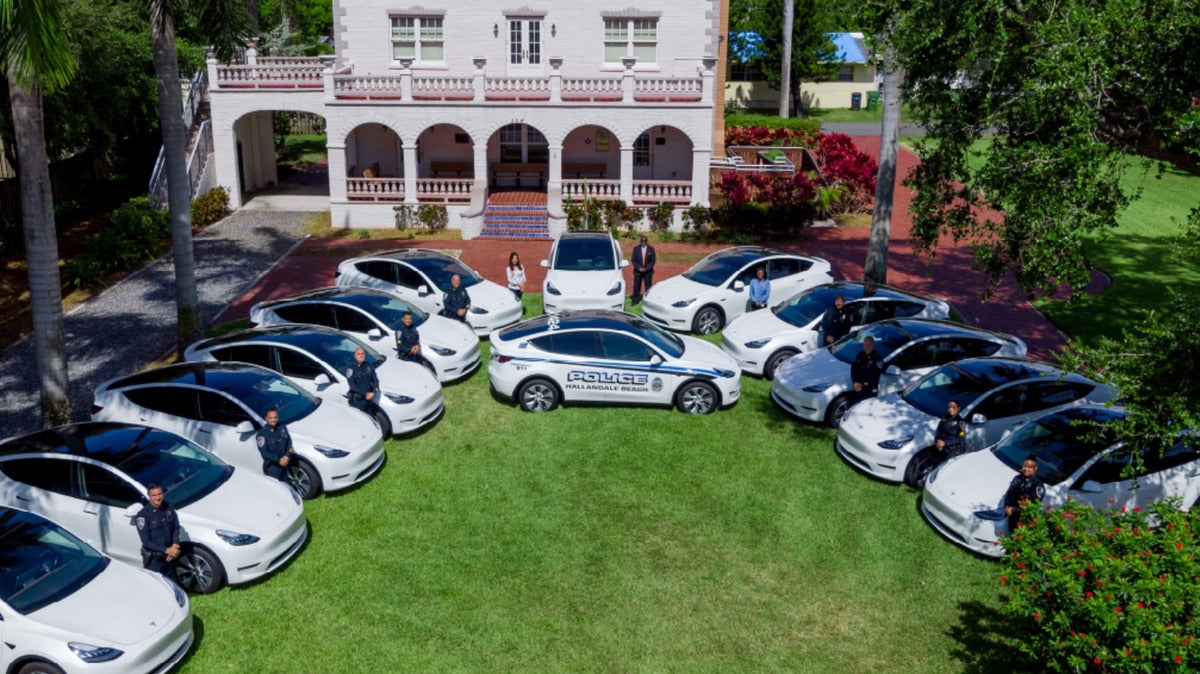 13 Tesla Model Y to Join the City of Hallandale, FL Police Fleet