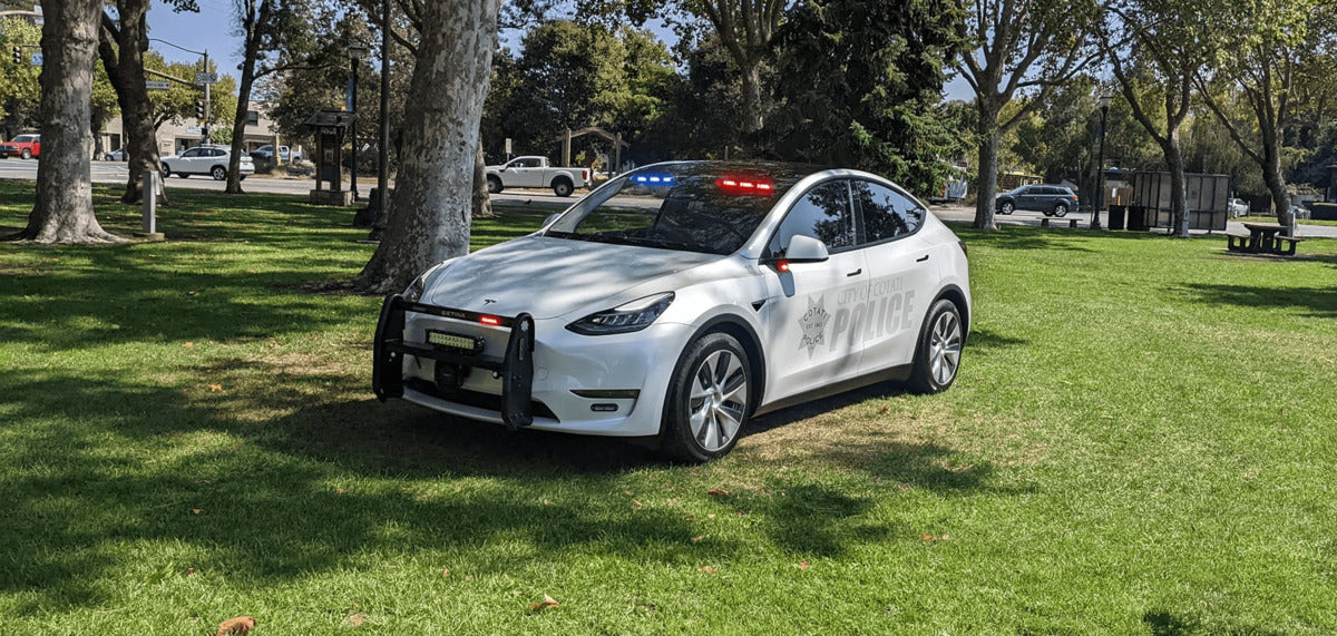 Tesla Model Y Is Introduced to Serve as a Patrol Car of Cotati PD, California