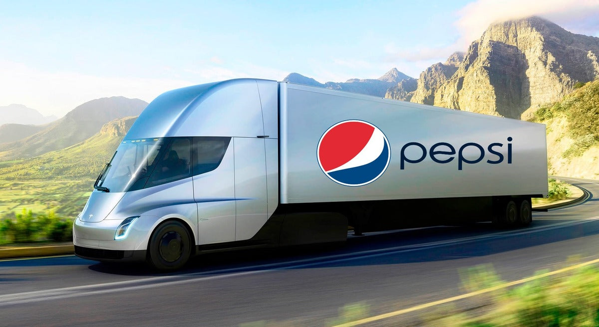 Tesla to Deliver First 15 Semi Trucks to PepsiCo in 2021