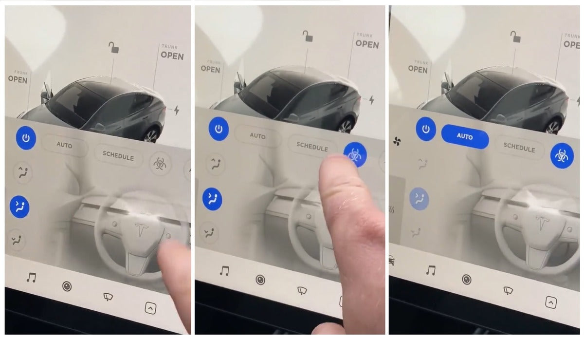 Tesla demonstrates how its HEPA filter and bioweapon defense mode can keep  cabin air clean in new video