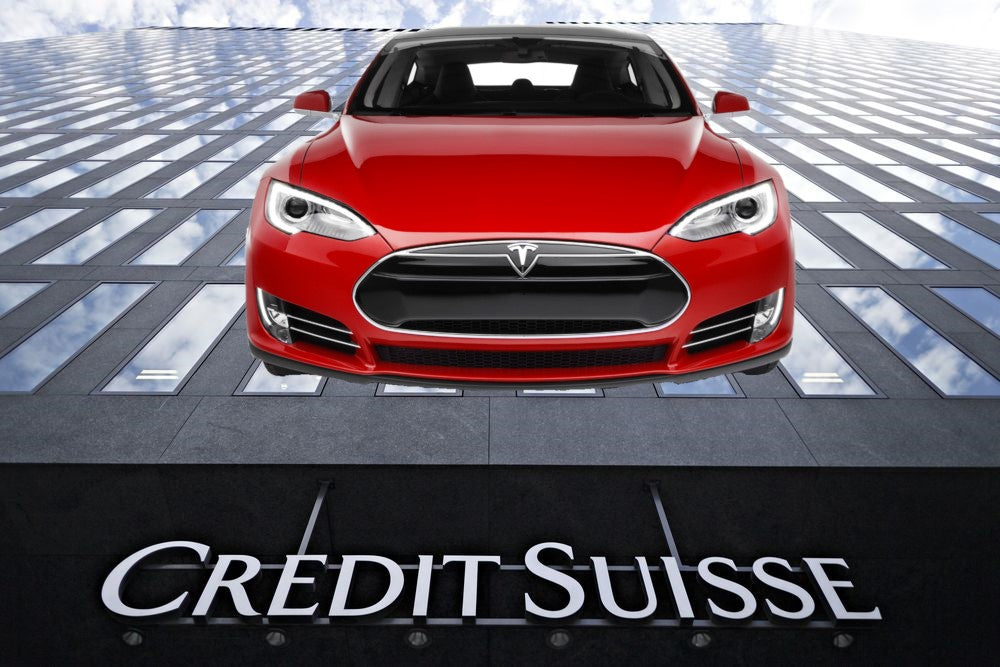 Credit Suisse analyst praises Tesla