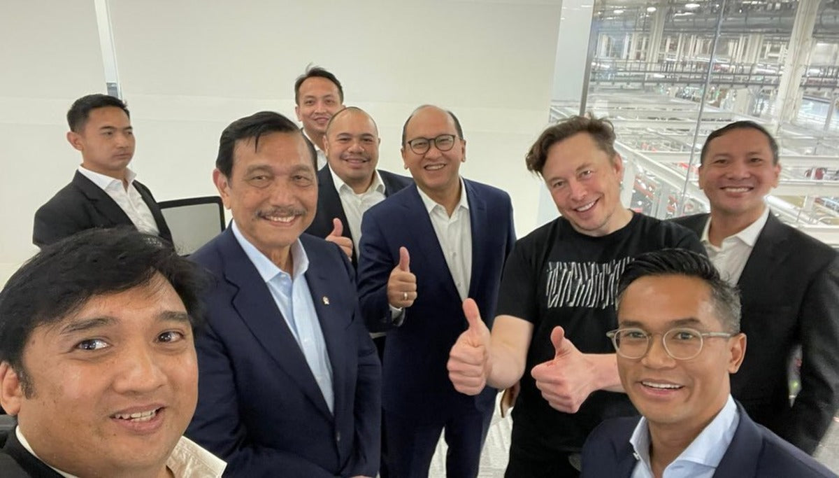 Elon Musk Welcomed Indonesian Delegation on Nickel Deal at Tesla Giga Texas