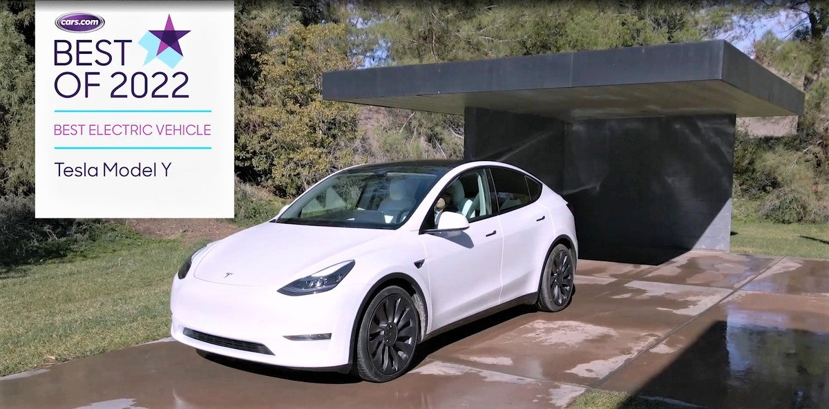 Tesla Model Y Is Cars.com’s Best Electric Vehicle of 2022