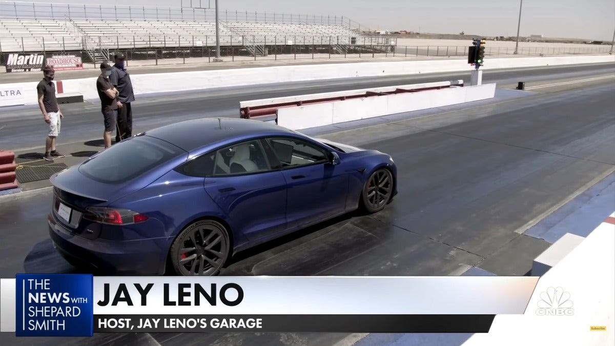 Tesla Model S Plaid Is World's Fastest Production Car While Keeping Peace with Nature, Says Jay Leno