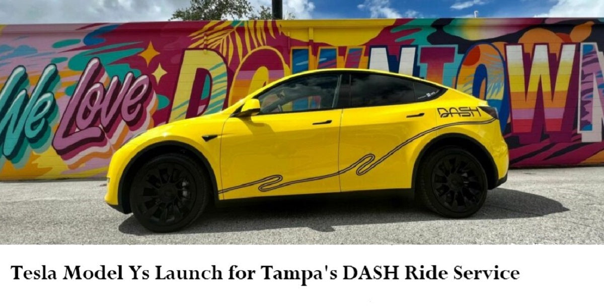 Tesla Model Ys Launch for Tampa's DASH Ride Service