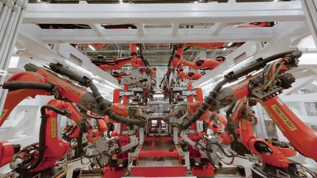 Tesla Giga Texas Gets Dozens of Robots, Likely to Build Cybertruck