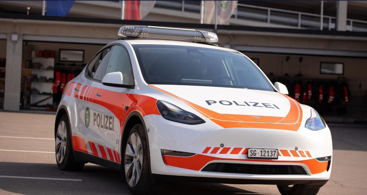 Four Tesla Model Ys Join Police Fleet in Switzerland