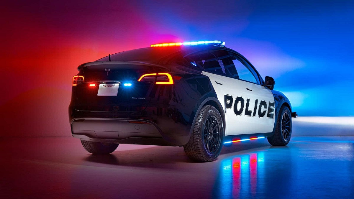 Tesla Model Y Now Available for Police Car Conversion by Unplugged Performance