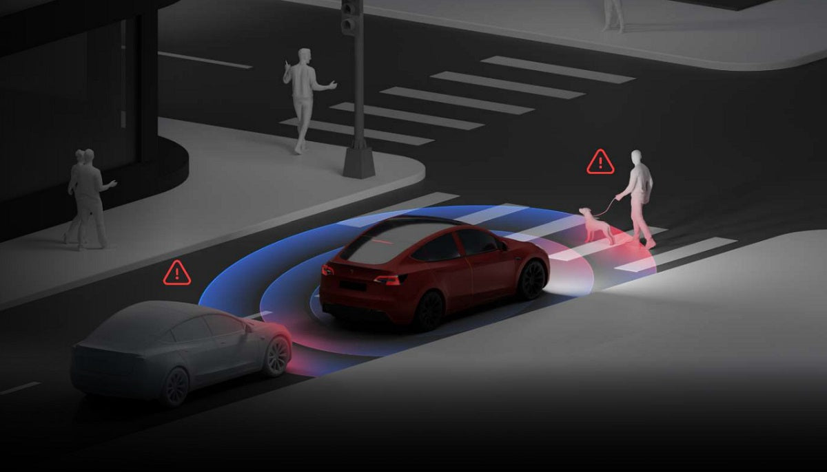 Tesla Extends Automatic Emergency Braking Capabilities to Work in Reverse & at High Speed