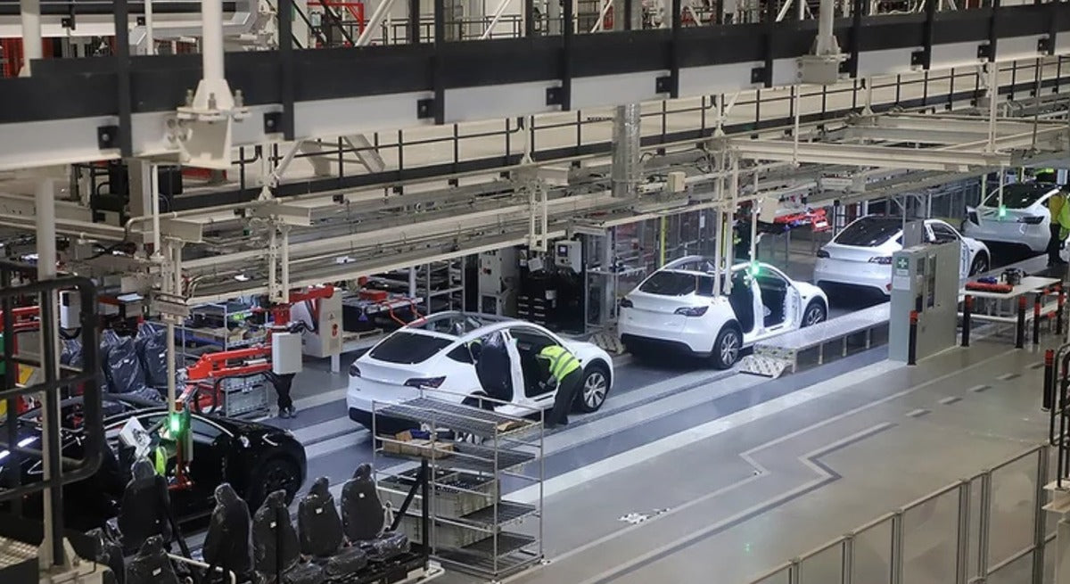 Tesla Model Y Upgraded Production Line at Giga Shanghai Resumed Operations Last Week