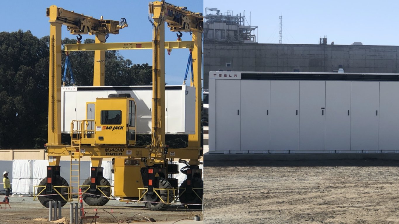 PG&E Installed 1st Tesla Megapack of 182.5MW Energy Storage System, Aims to Operate from Q2 2021