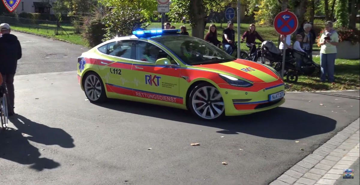 Tesla Model 3 Used By Private Medical Company in Germany as Ambulance