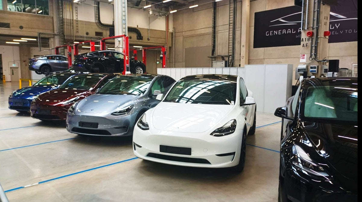 Tesla Giga Berlin Now Produces Model Y in All 5 Colors