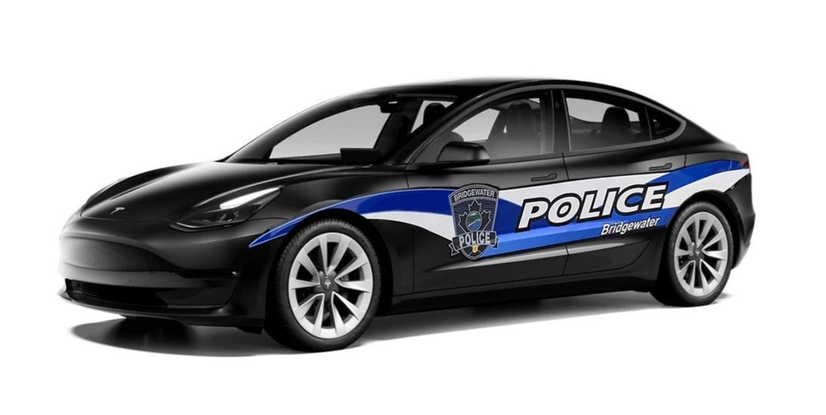 Tesla Model 3 of Bridgewater Police Service in Canada Officially Starts Operating