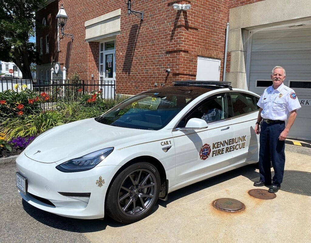 Tesla Model 3 Joins Kennebunk Fire Department as the Command Vehicle