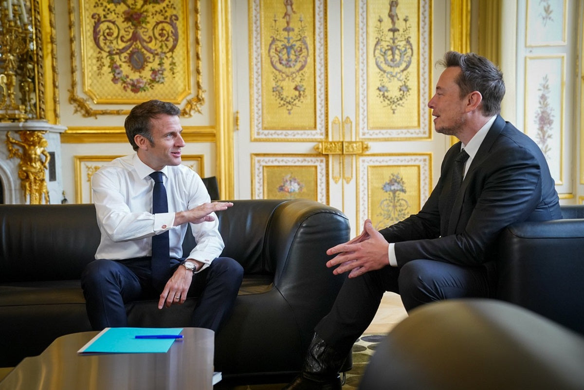 Elon Musk Meets the President of France to Discuss Green Investments