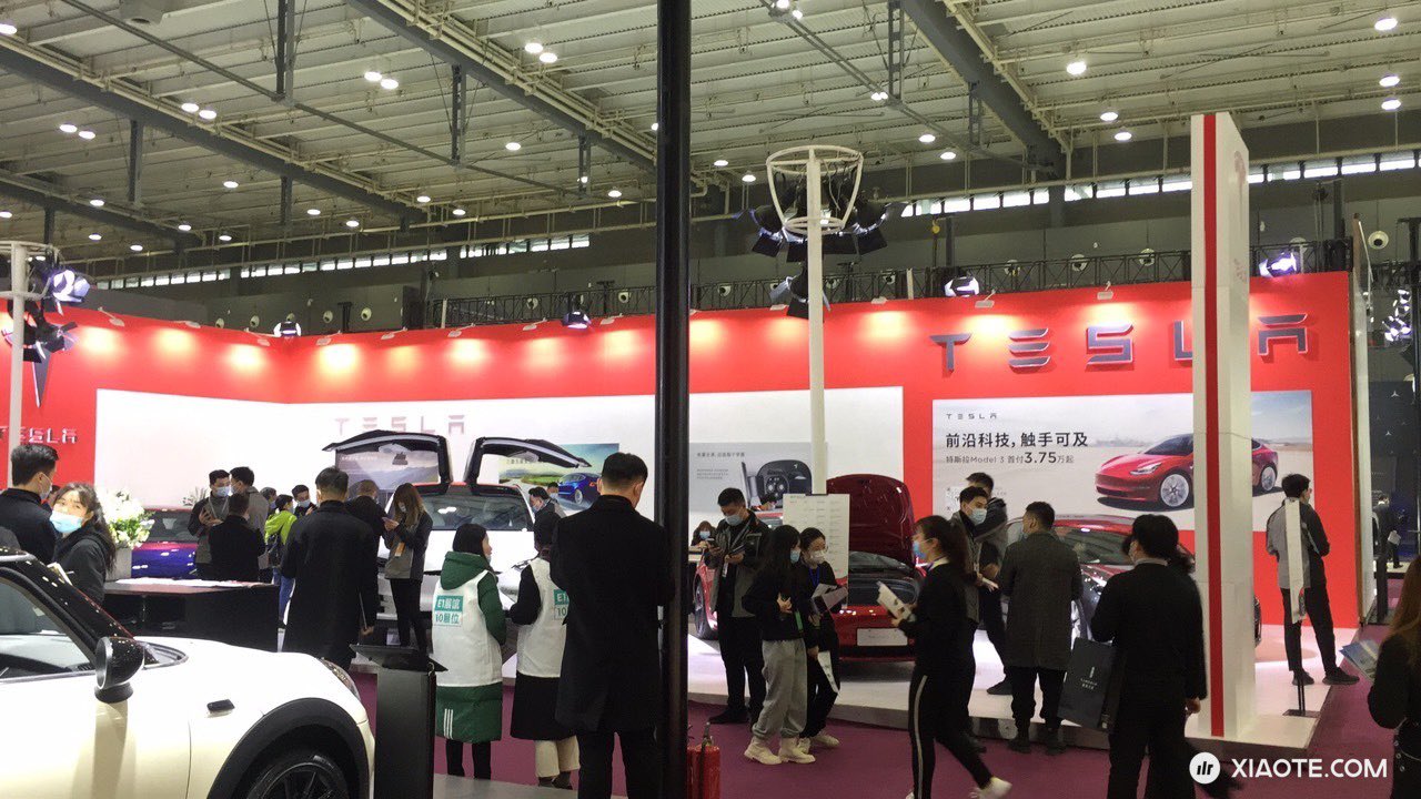 Tesla Draws Thousands of Visitors at 2020 China International Auto Show in Changsha
