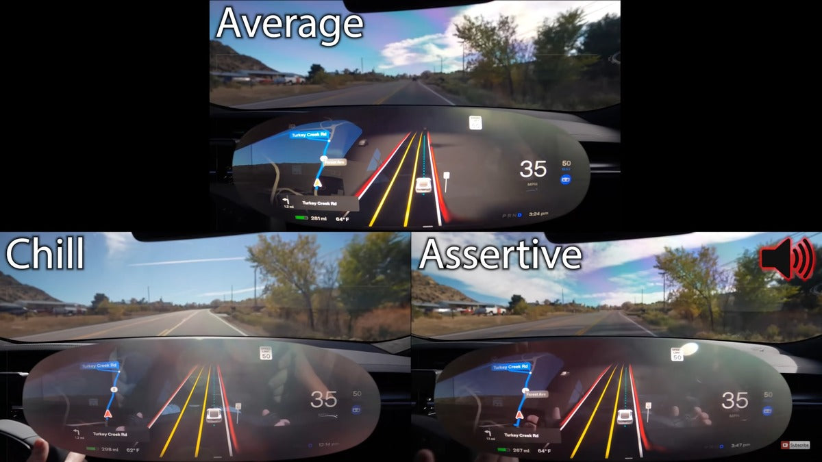 Tesla FSD Beta Offers New Modes to Choose the Driving Style