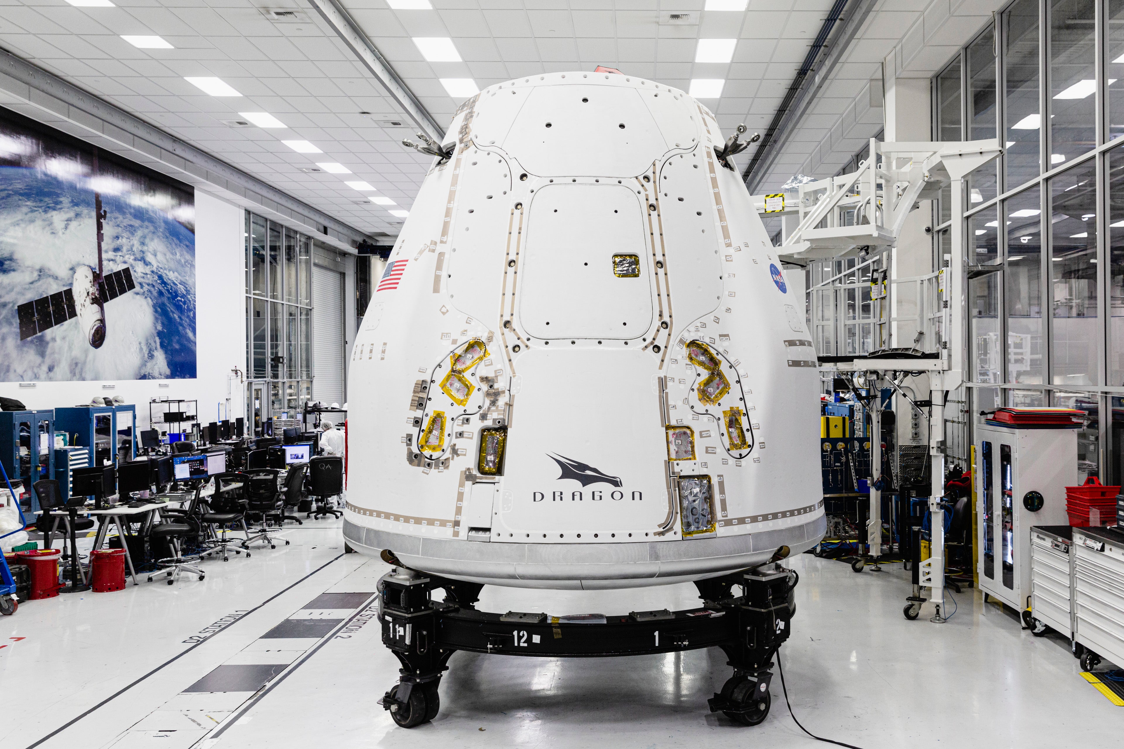 SpaceX is preparing to launch cargo aboard an upgraded Dragon capsule