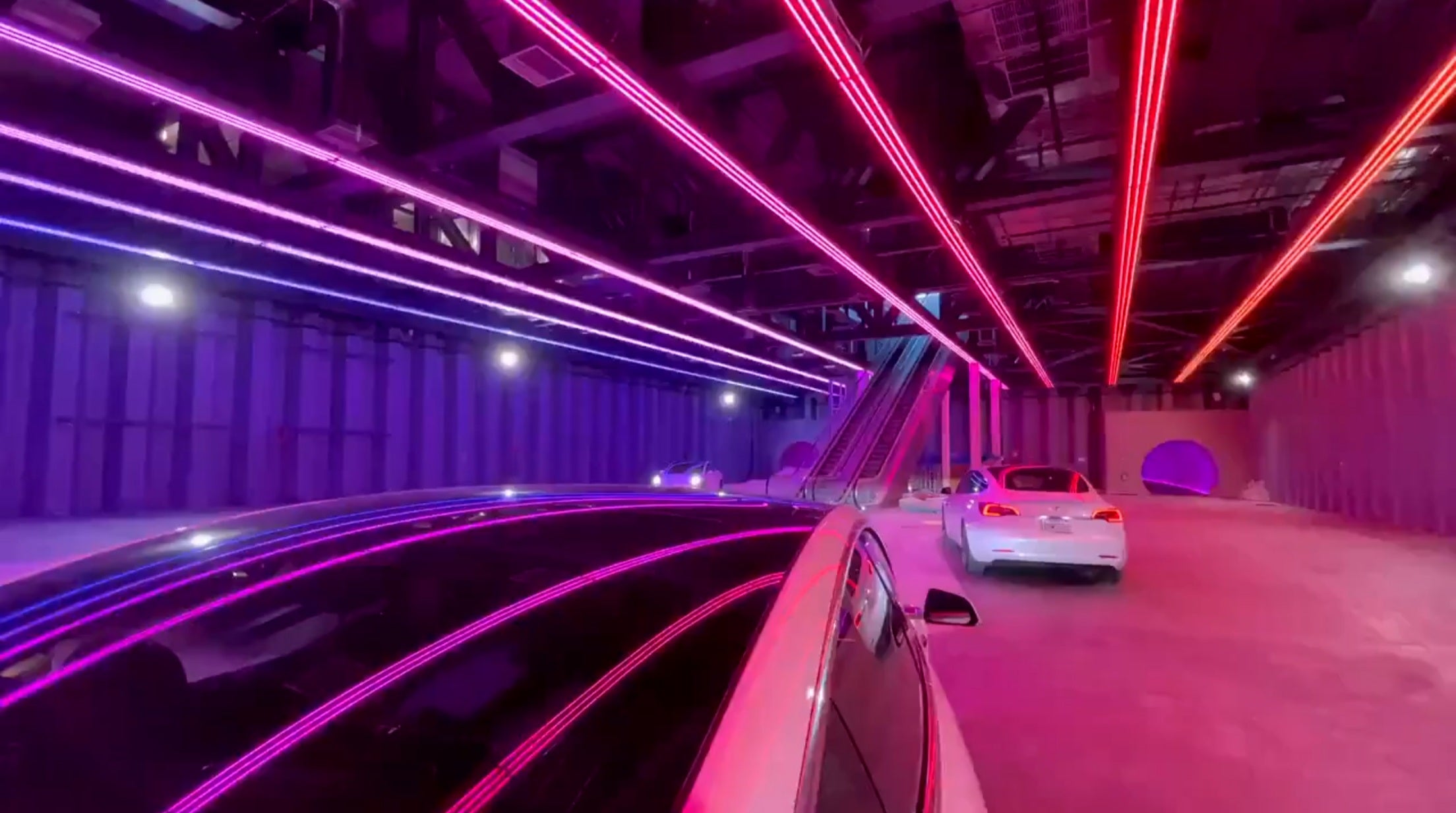 The Boring Company shares video of a 'Tunnel Rave' under Las Vegas